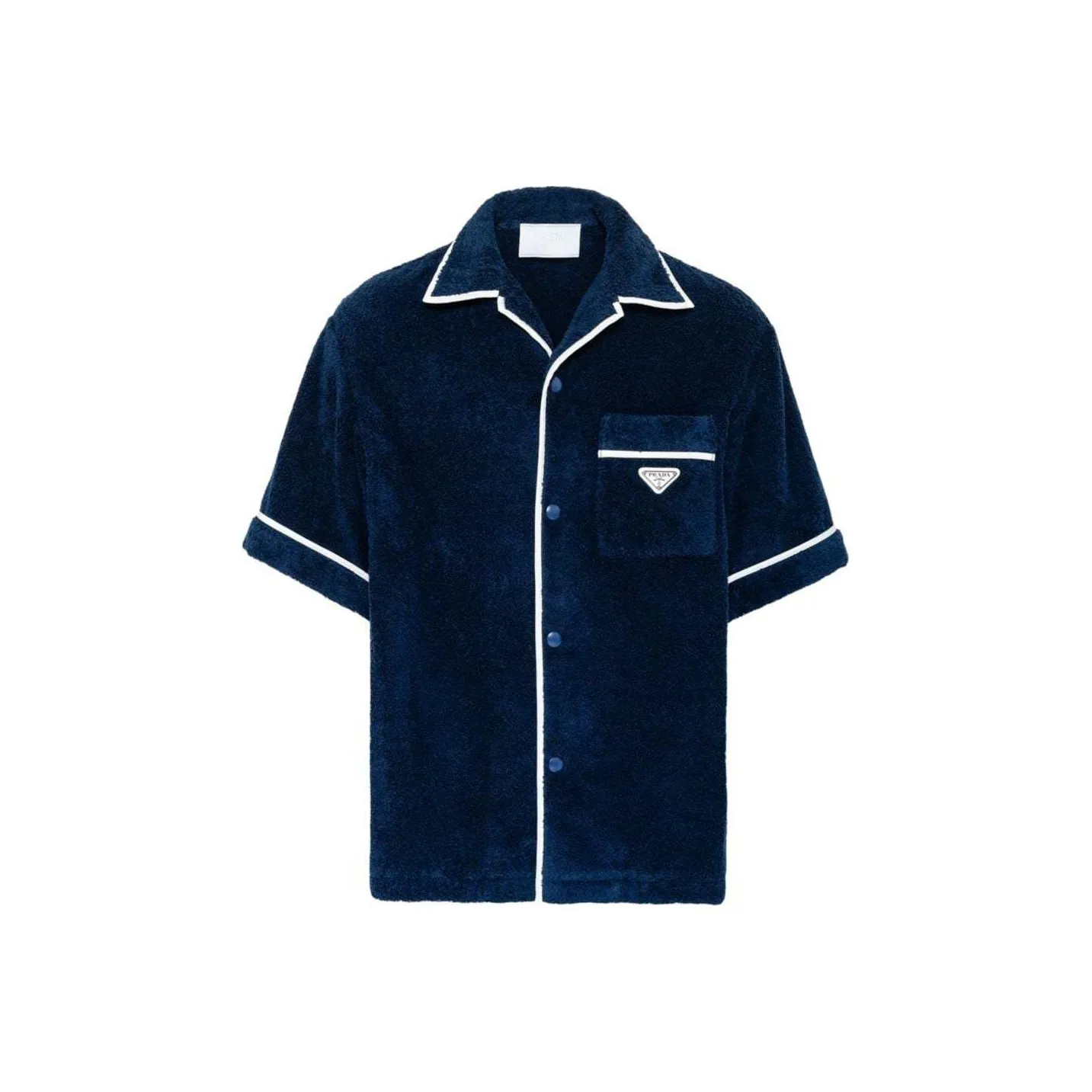 PRADA SS24 Shirt Men's Marine Blue
