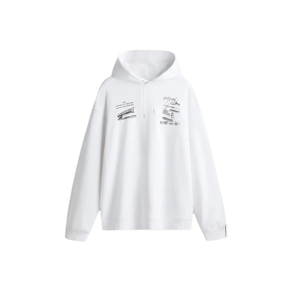 H&M x ROKH Sweatshirt Men's White/Stapler
