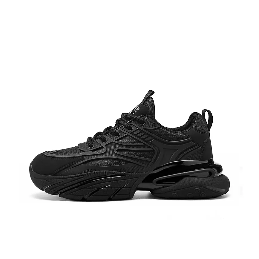 JEEP SPIRIT Low Top Chunky Sneakers Men's Black