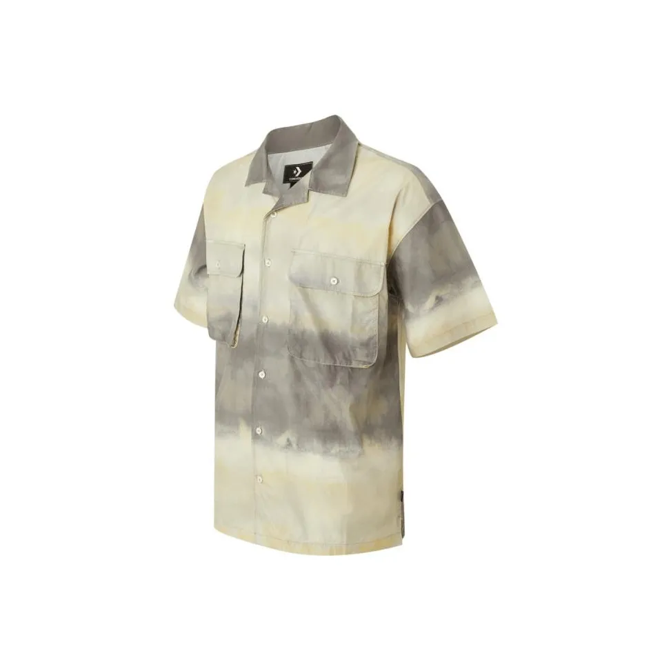 Конверс Рубашка Мужская Желто-Серая