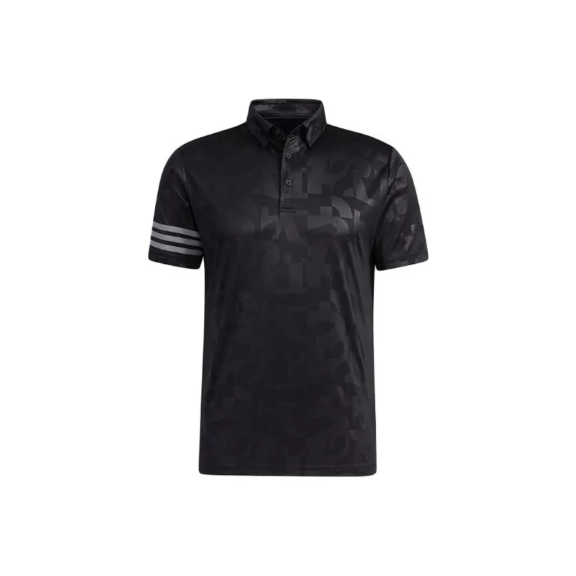 Adidas Мужское Поло Черное