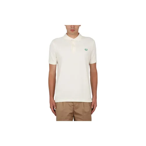 FRED PERRY Экрю Мужское Поло