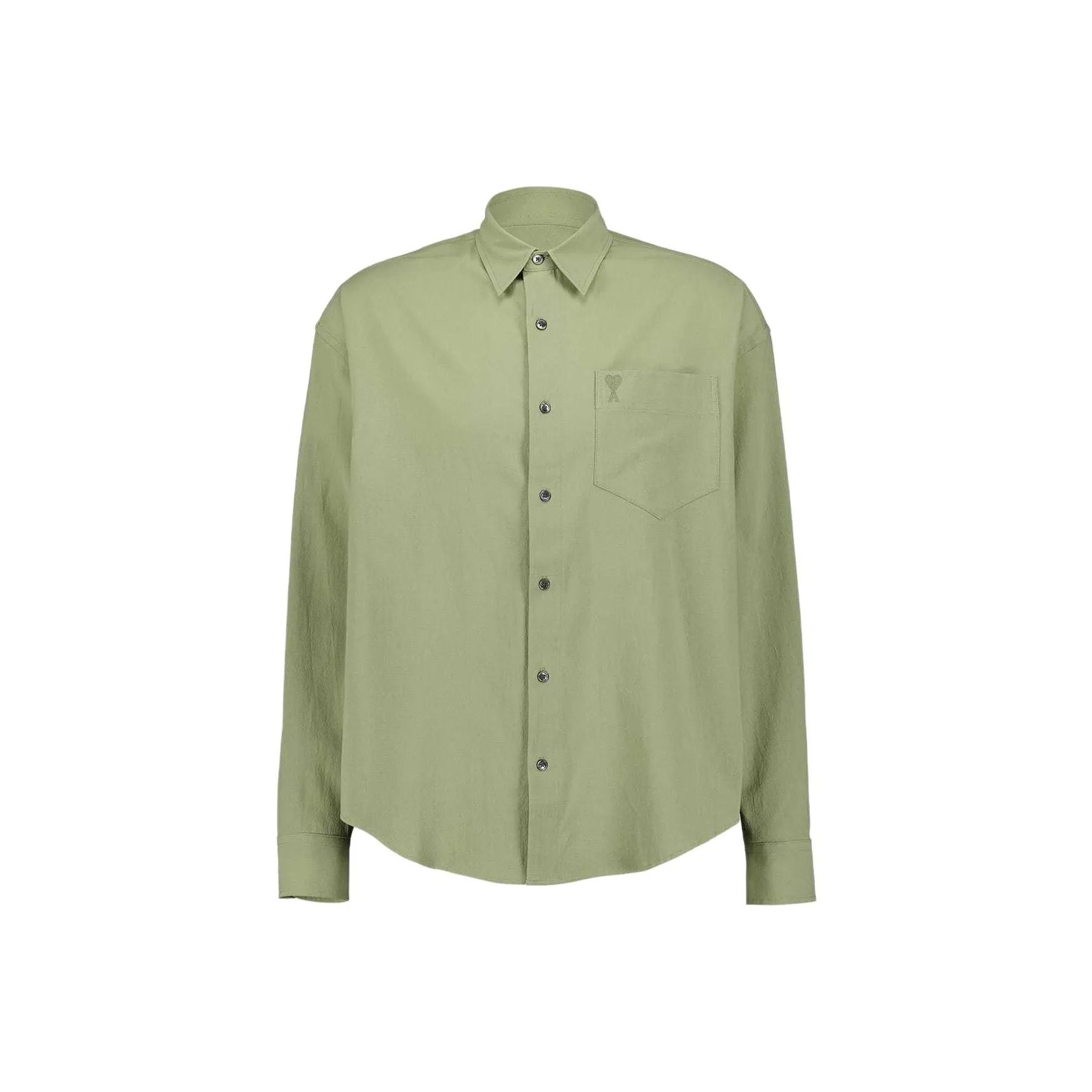 AMIPARIS Ami De Coeur Sage Boxy Shirt Men's Sage Green