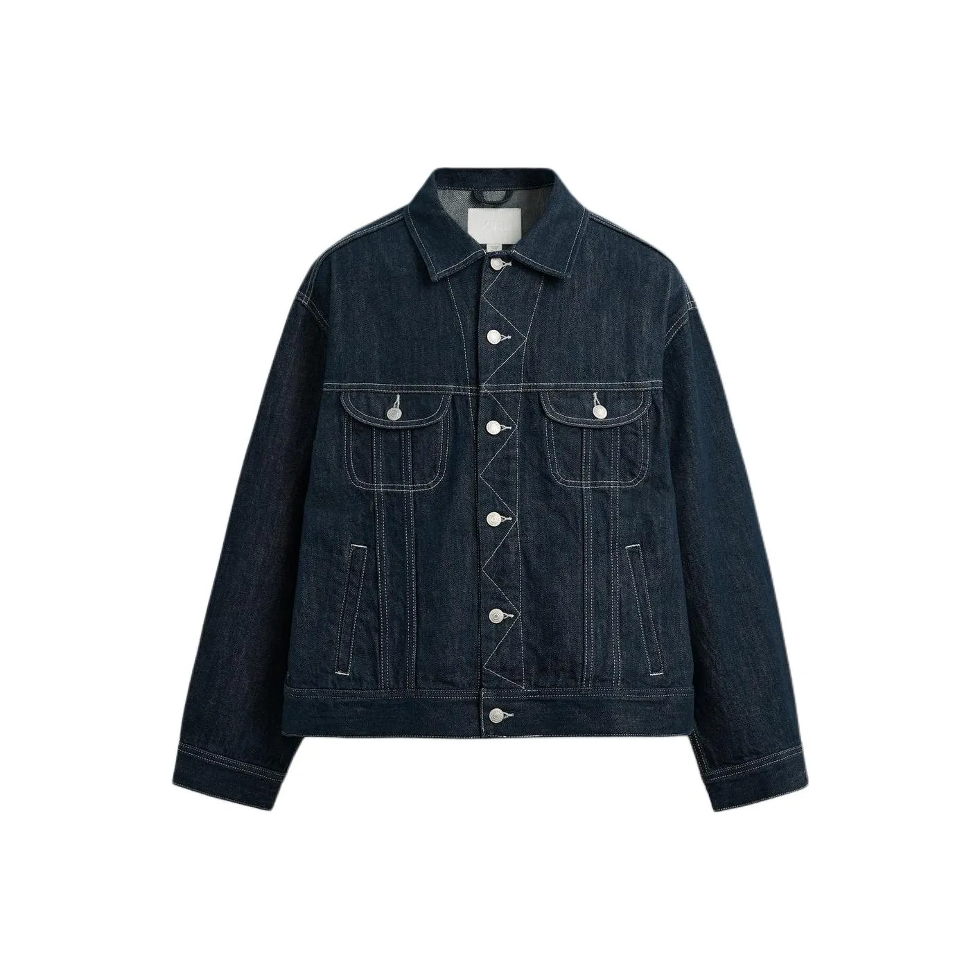 ZARA Blue Men's Denim Jackets ZARA Синий Мужские Джинсовые Куртки