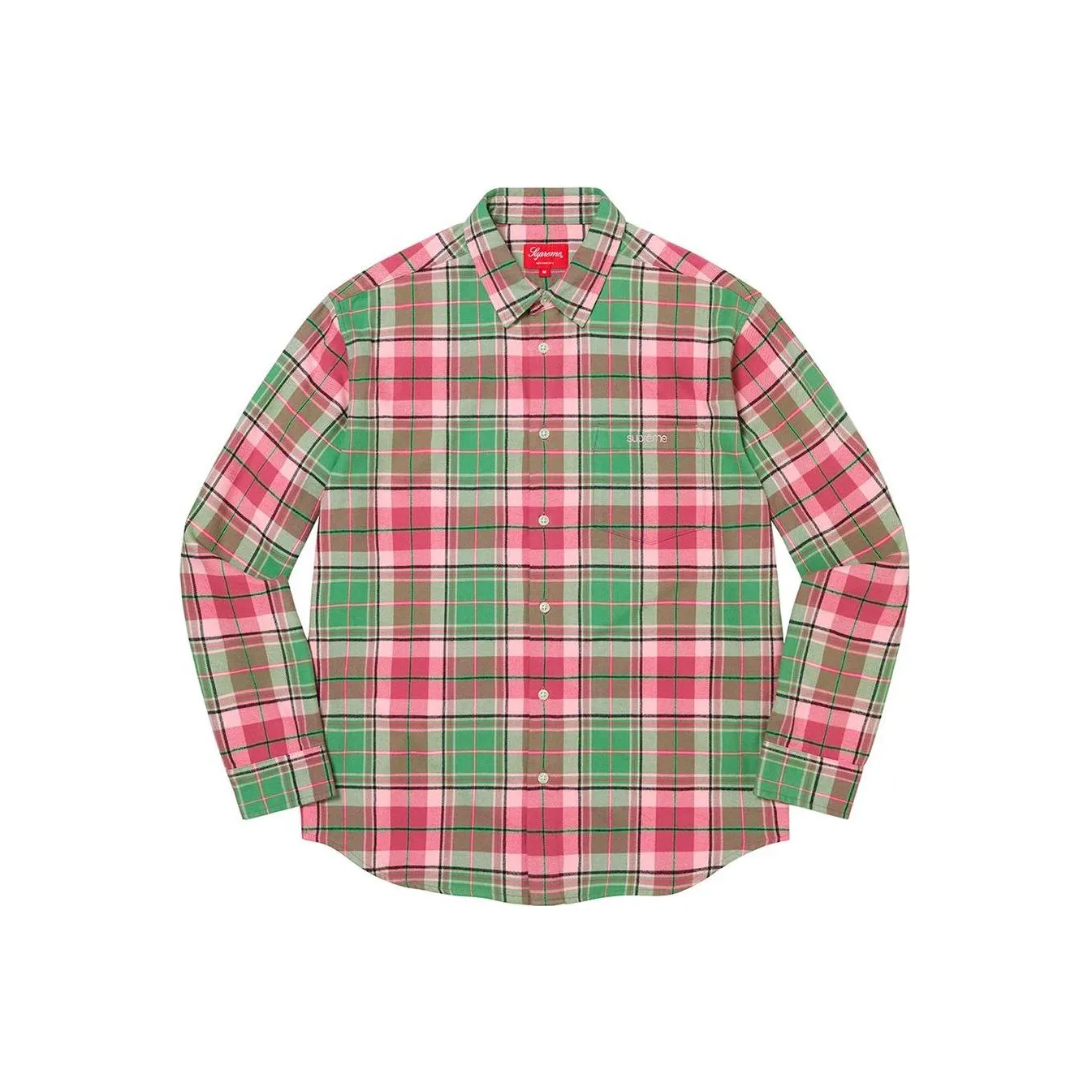 Supreme Plaid Flannel shirt Olympia FW22
