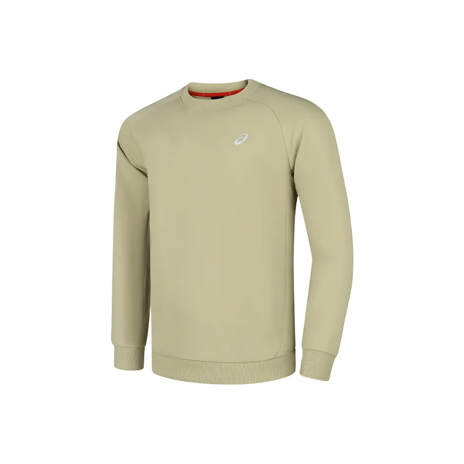 Asics Мужская беговая толстовка цвет хаки