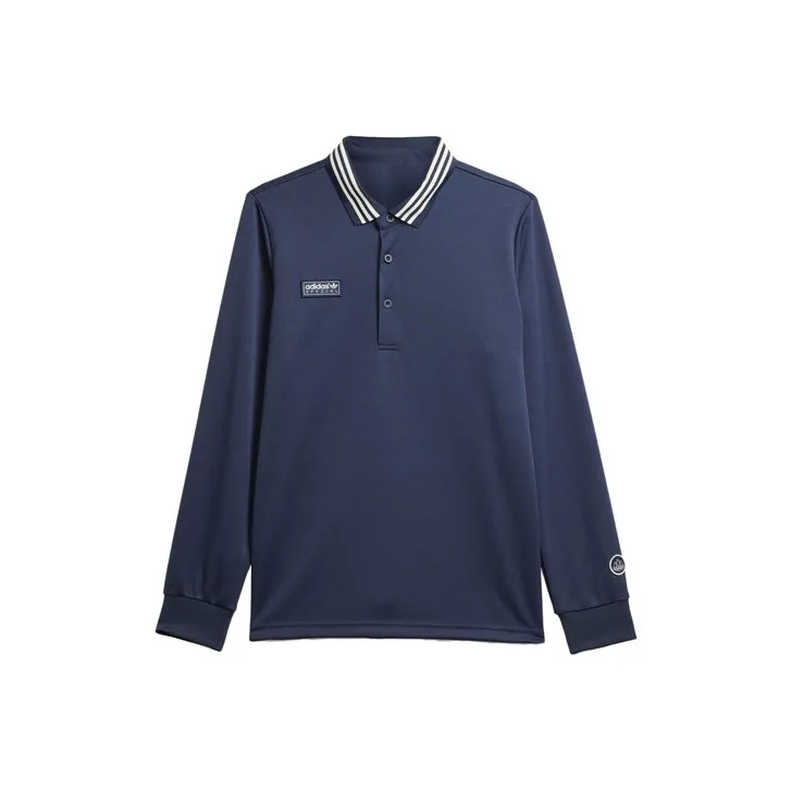 Adidas Originals Поло Мужское Темно-синий