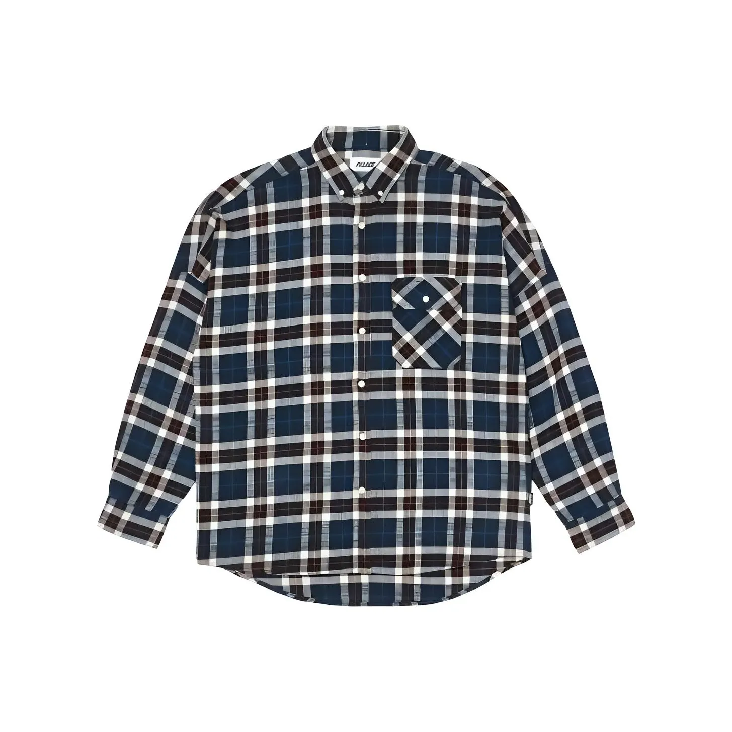 Дворцовый синий мужской рубашки