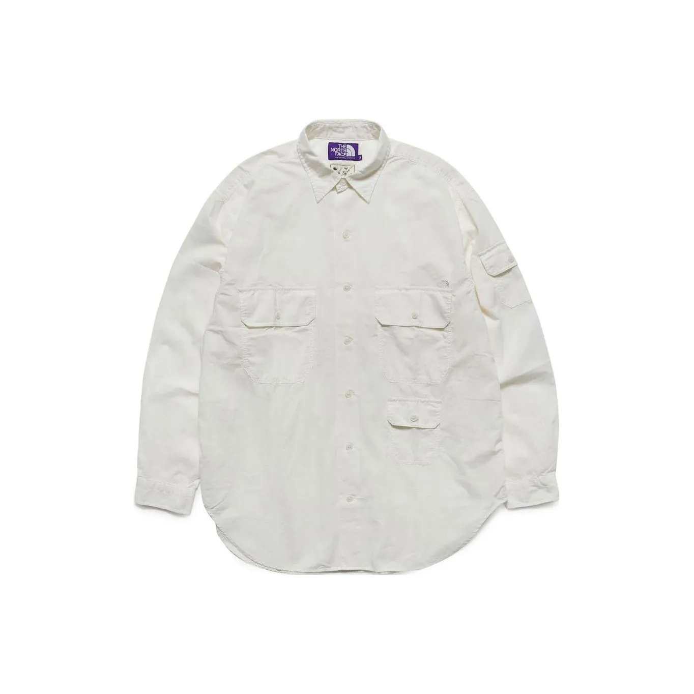 THE NORTH FACE PURPLE LABEL Рубашка Унисекс Айвори Белый