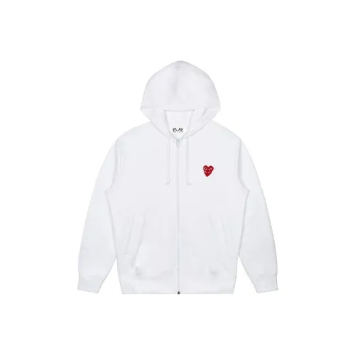 CDG Play Белый Унисекс Свитшоты