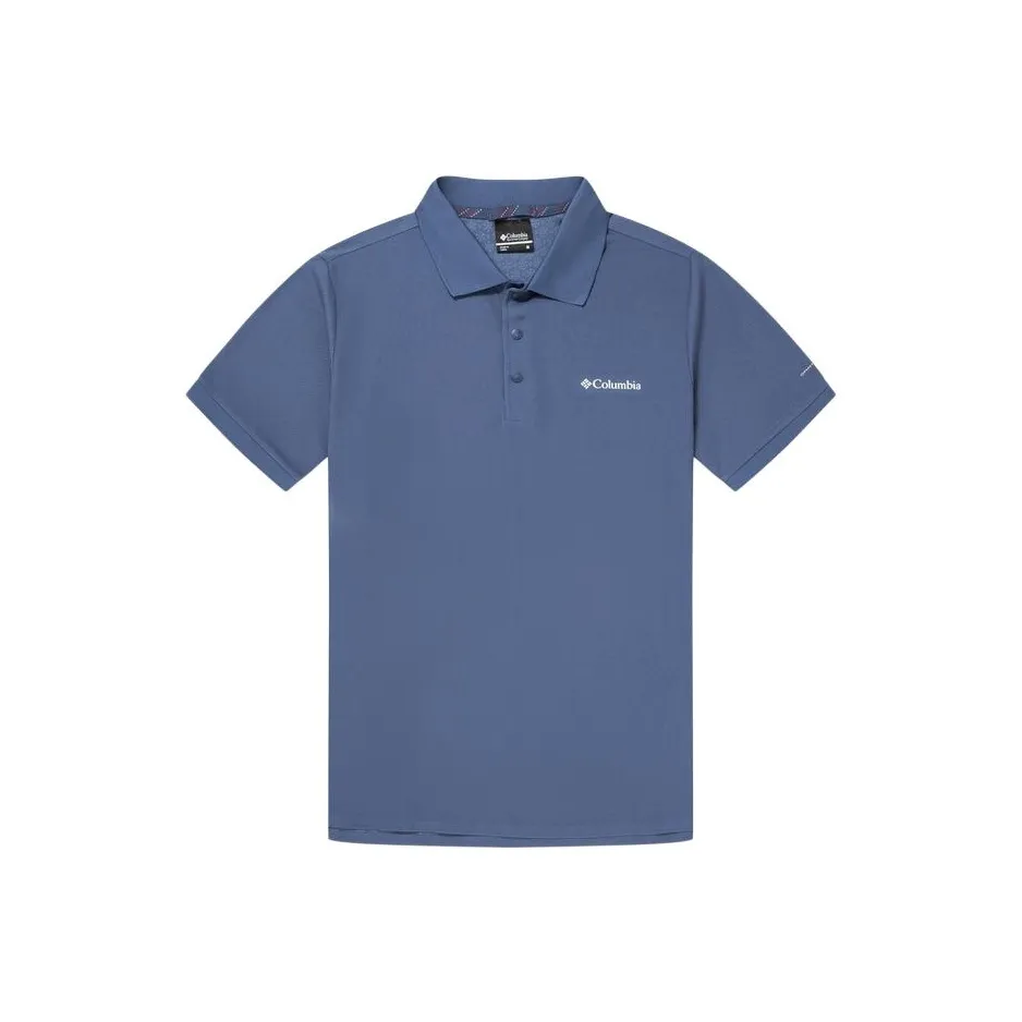 Мужское поло Columbia co-brand темно-синего цвета