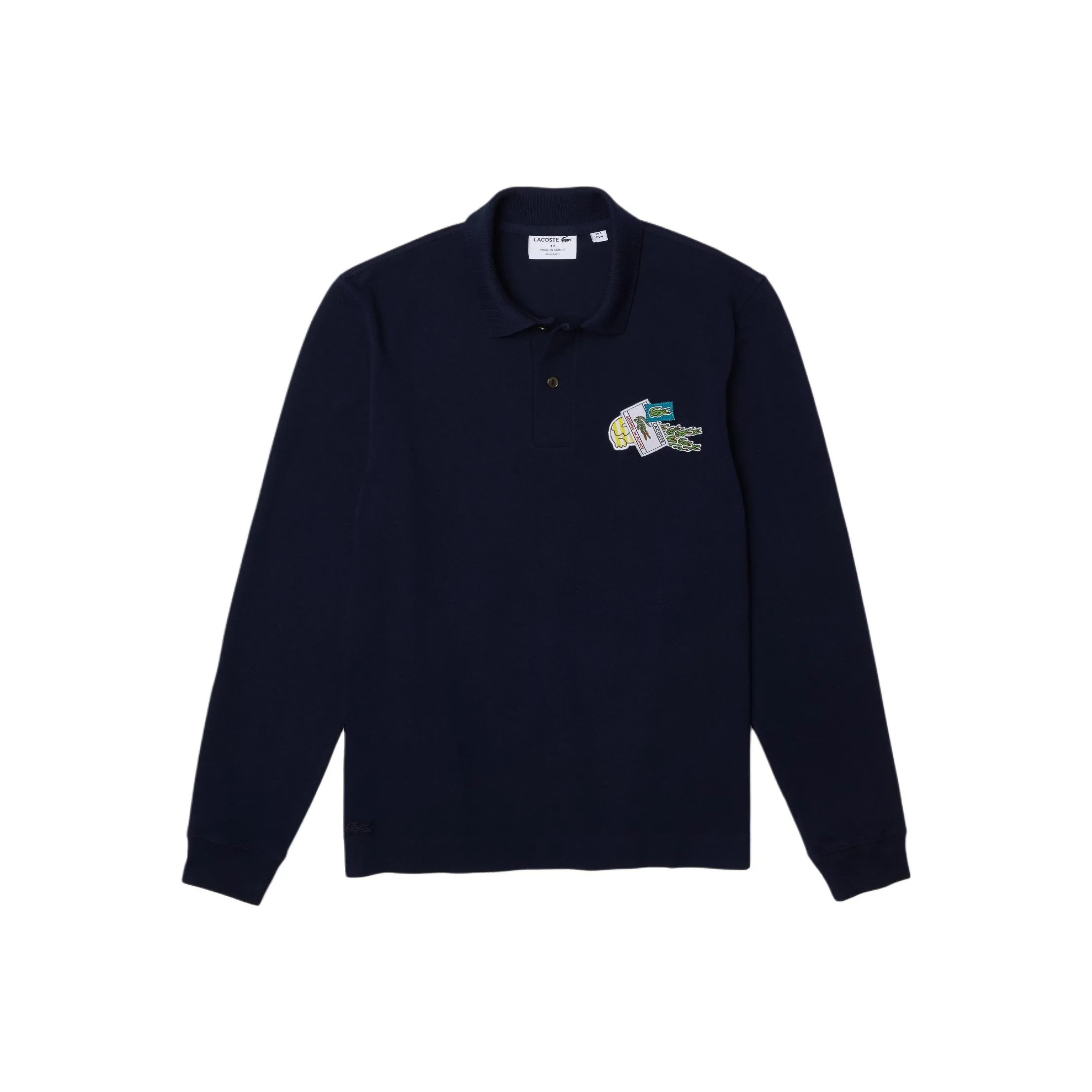 LACOSTE Collaboration Темно-синяя Мужская Поло
