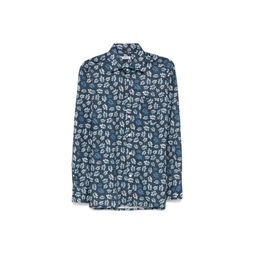KITON Синие Мужские Рубашки