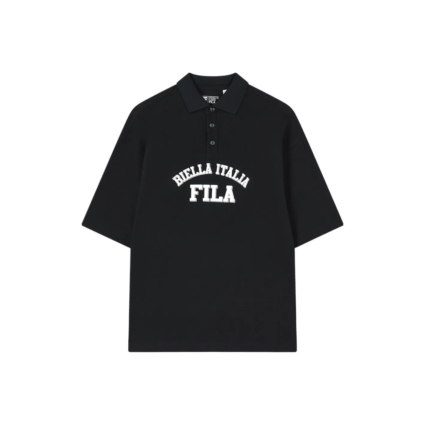 FILA Polo Shirt Unisex Jet Black