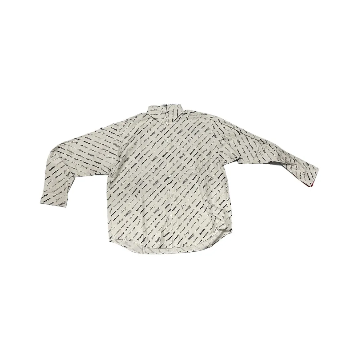 Balenciaga Shirt Regular Fit Unisex White