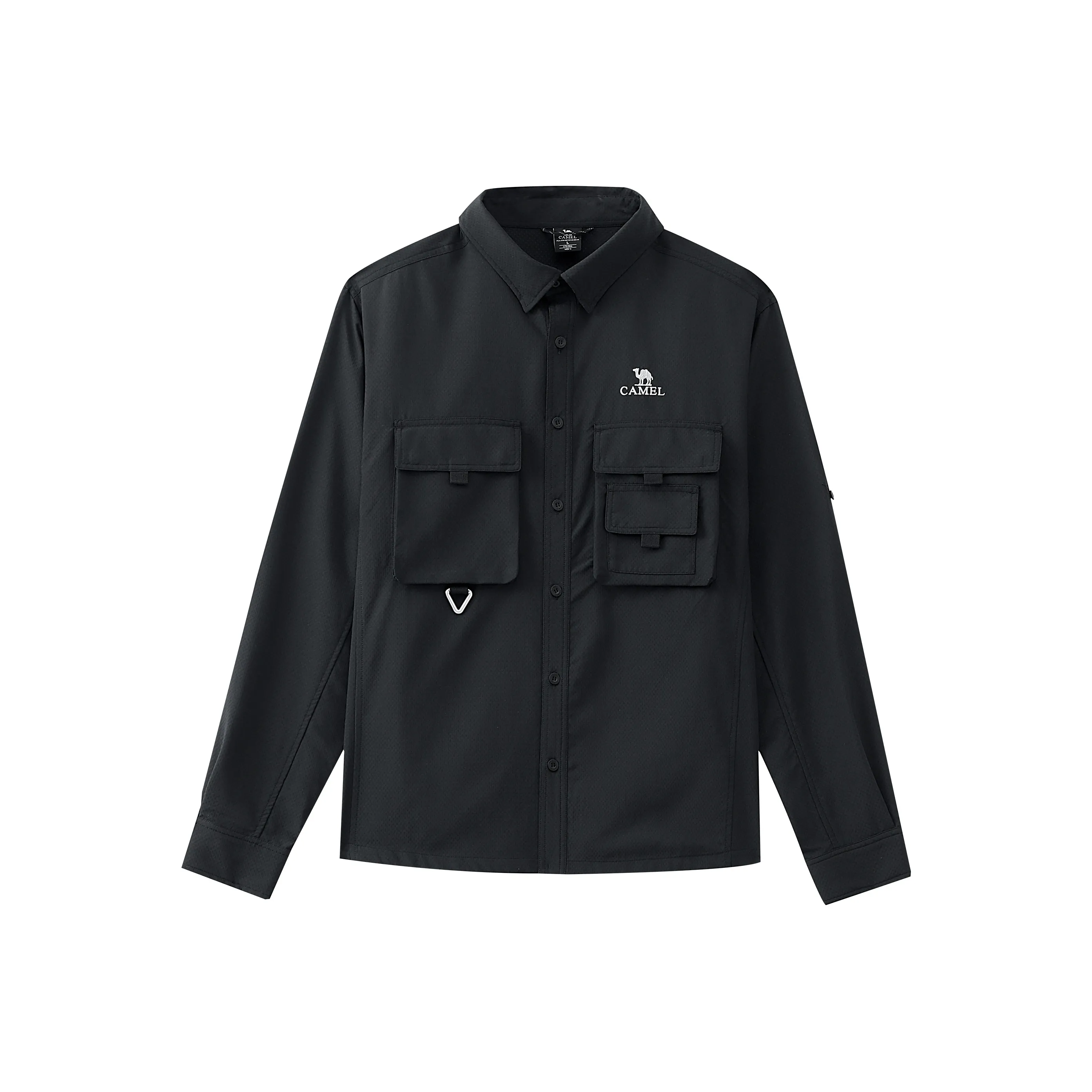 CAMEL Urban Function Series Shirt Spring And Summer Men's Phantom Black