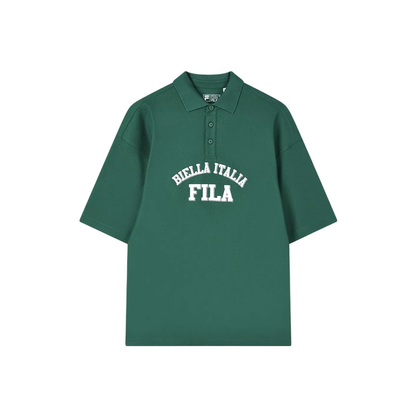 FILA Valentine's Day Collection Поло Унисекс Chrysoprase Зеленый