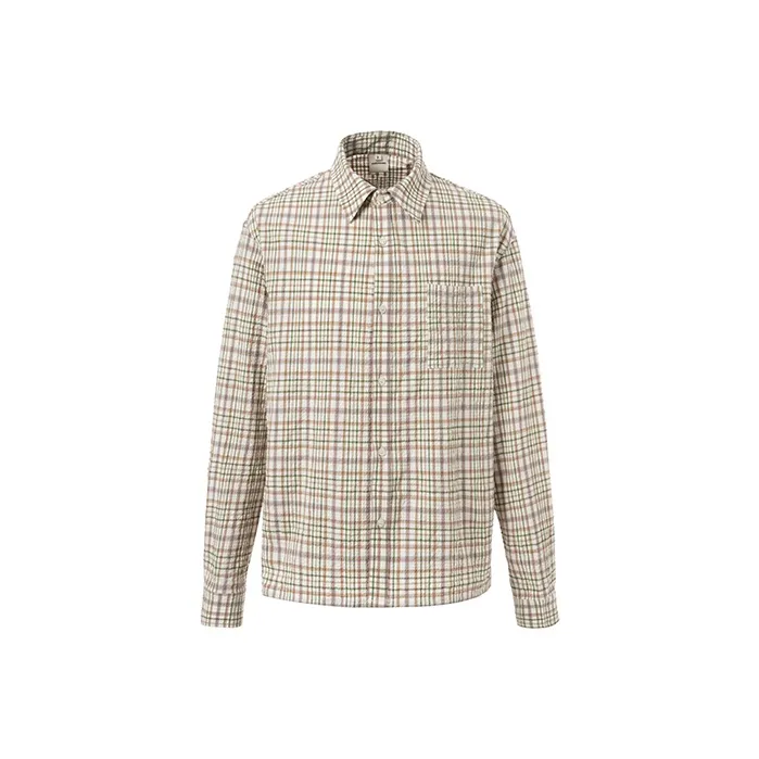 COUNTRY MOMENT Рубашка Унисекс Розовая Клетка