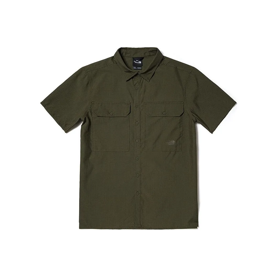 THE NORTH FACE Рубашка Мужская Зеленая