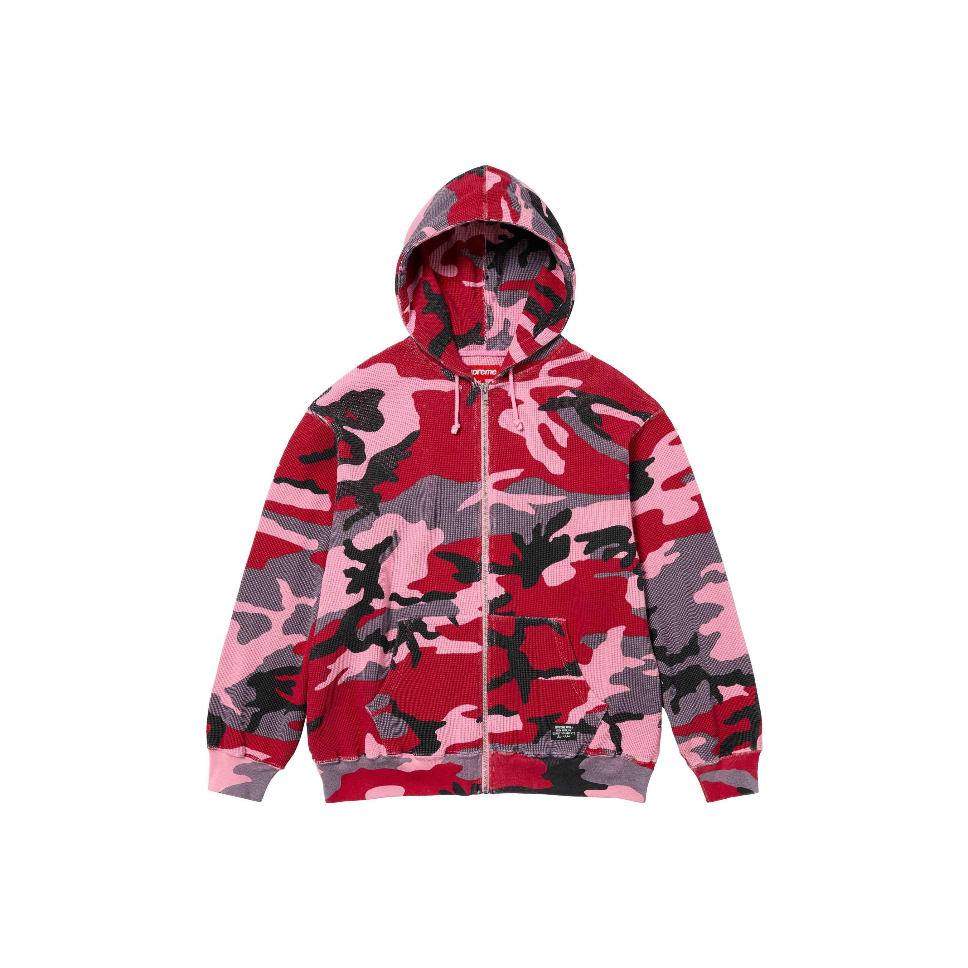 トップス supreme Hooded Zip Up Thermal Supreme Hooded Zip Up Thermal (SS24) - $128