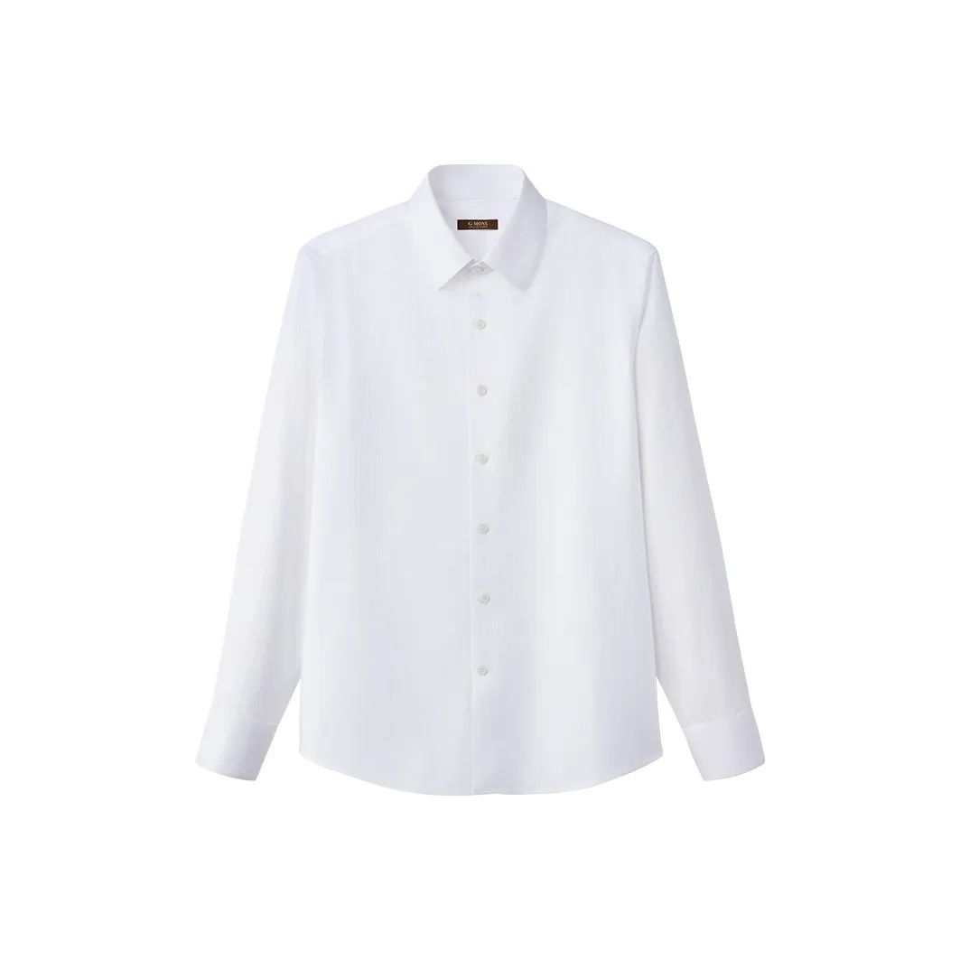 G·Mons Рубашка Мужская Снежная Кристальная Белая