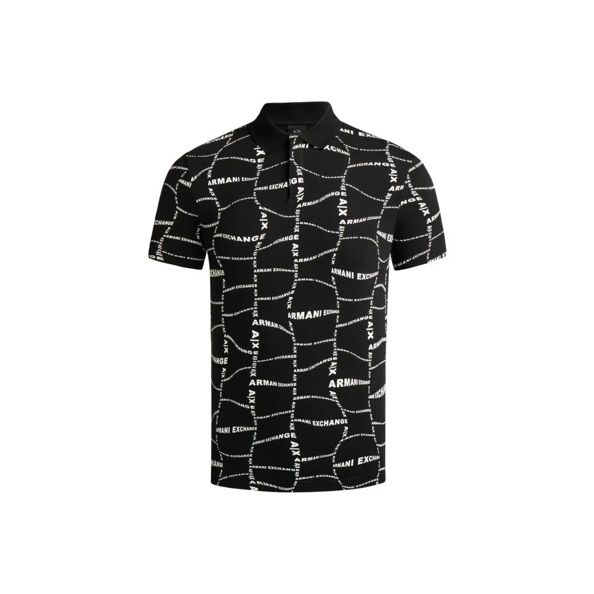ARMANI EXCHANGEAE Мужское Поло Черное