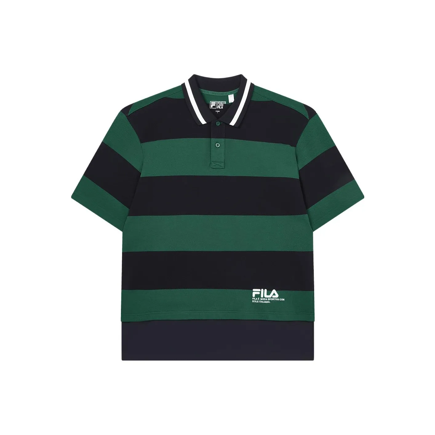 FILA Polo Shirt Men's Midsummer Green