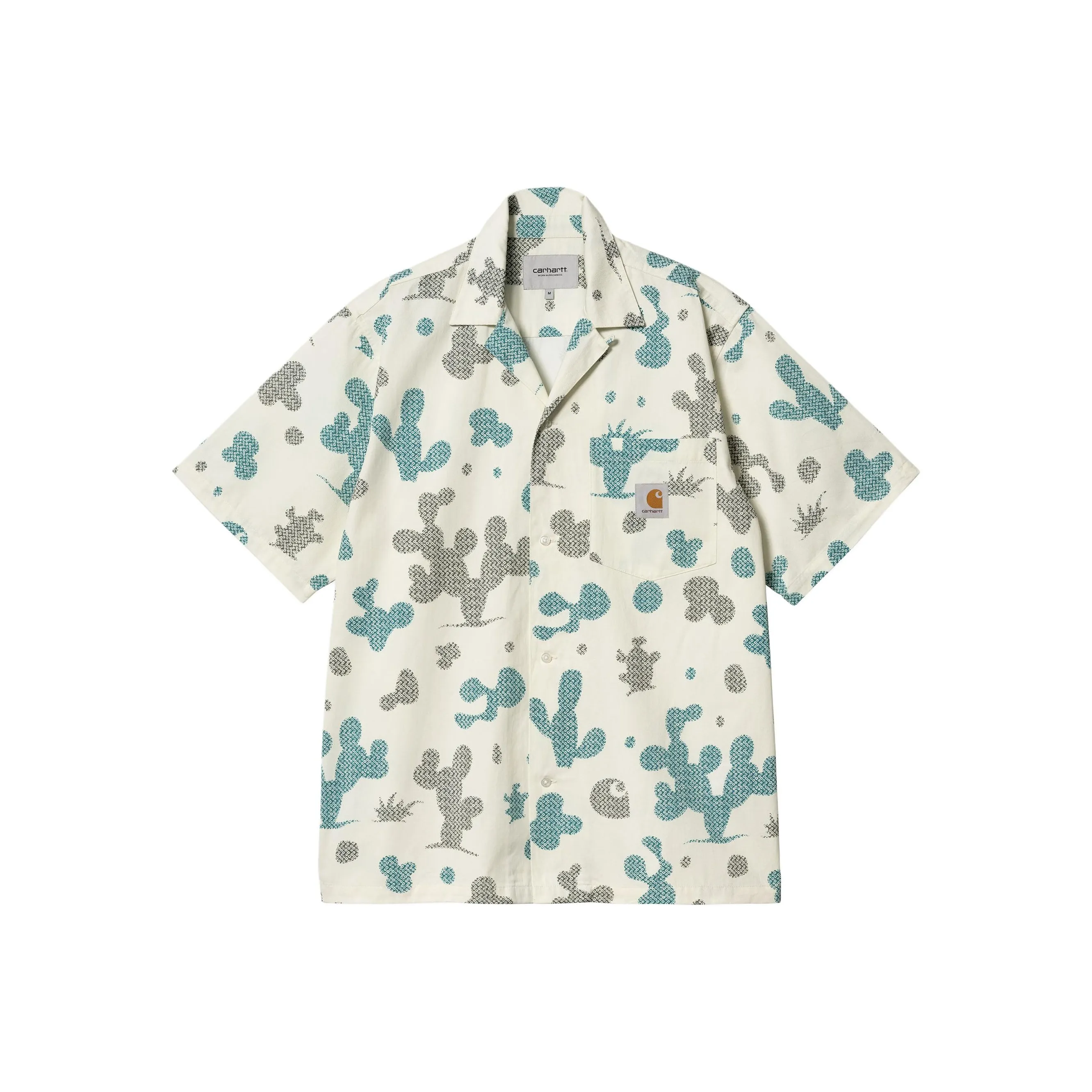 Carhartt WIP SS24 GARMENT DYED Коллекция S S OPUS Рубашка Мужская Воск Белый