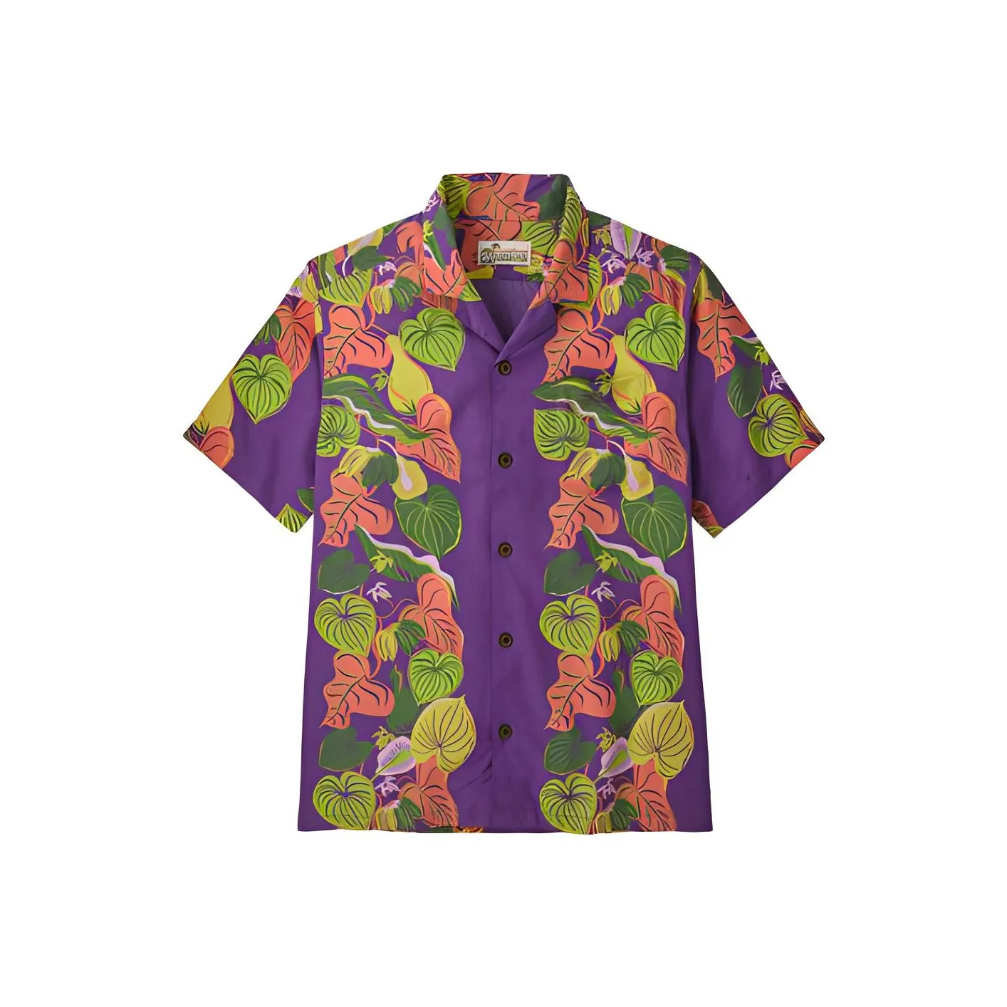 Patagonia La'au Pataloha Рубашка Мужская Фиолетовая