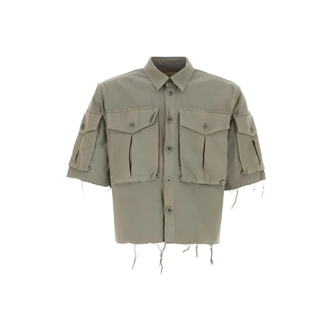 DRIES VAN NOTEN SS24 Shirt Men's Army Green