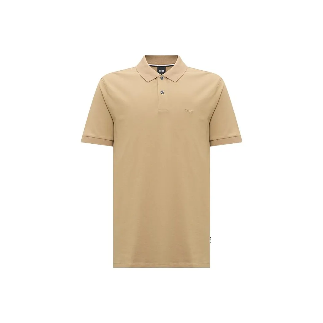 HUGO BOSS Logo Embroidered Regular-Fit Polo Shirt