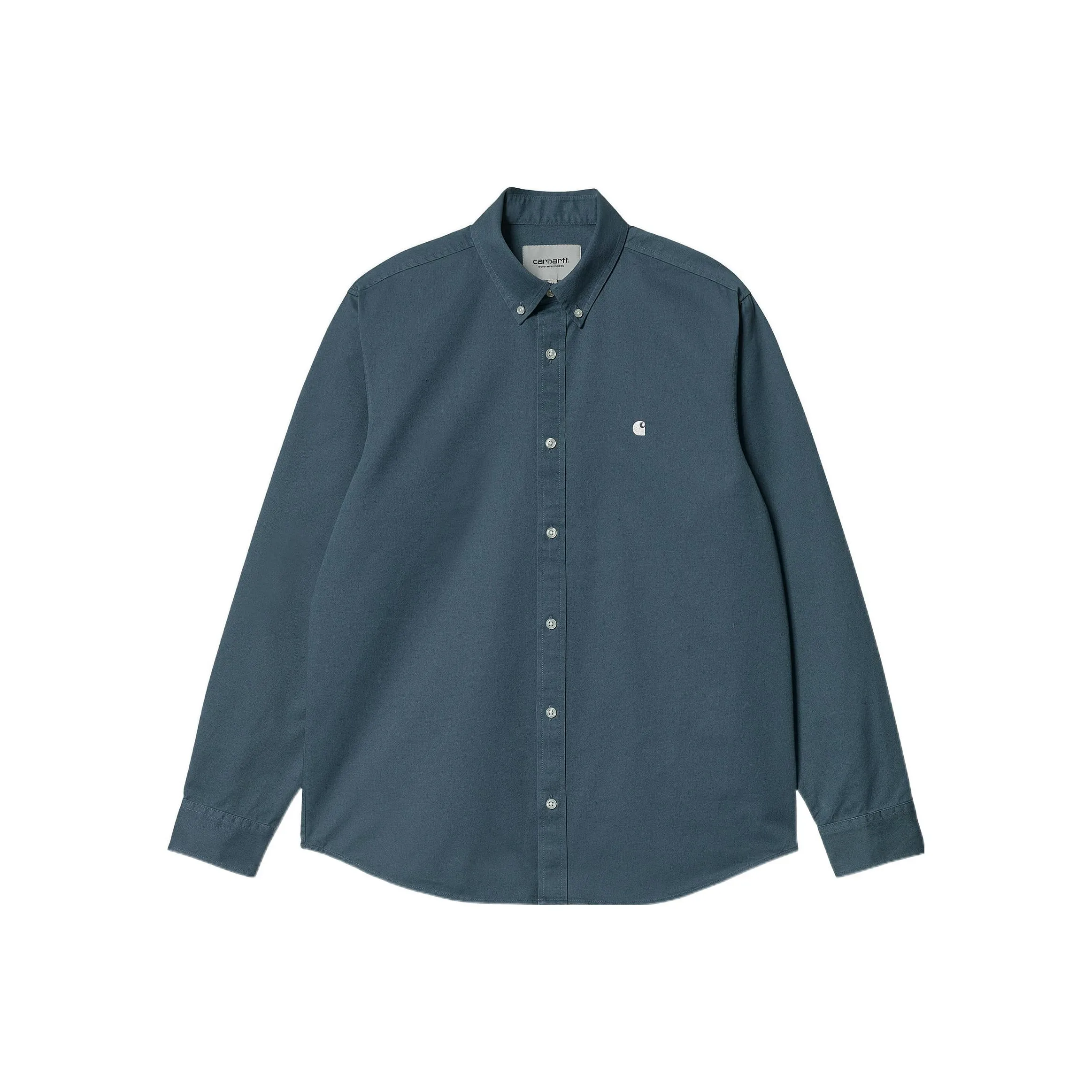 Carhartt WIP Серый Синий Мужские Рубашки