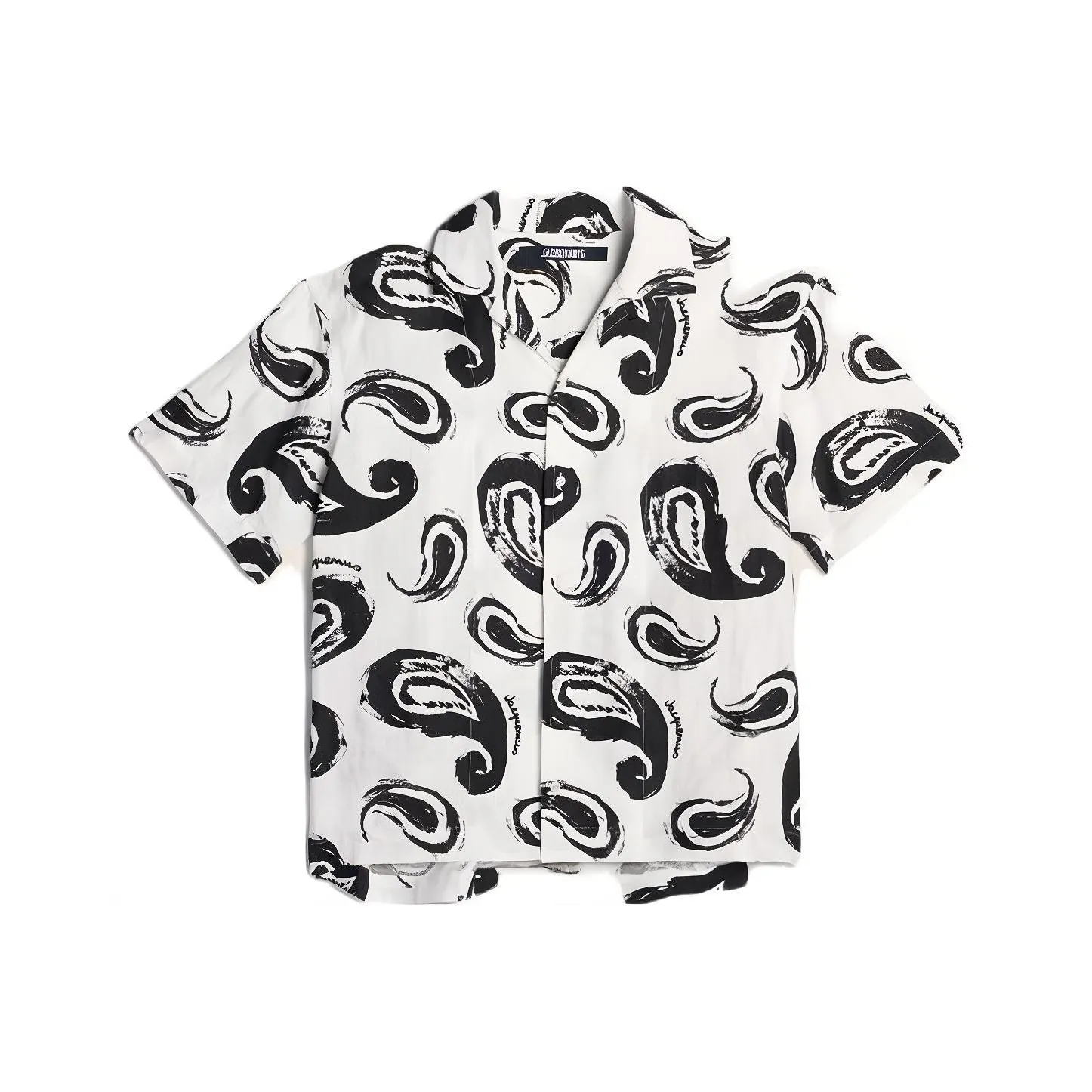 Jacquemus Short Sleeve Paisley Shirt