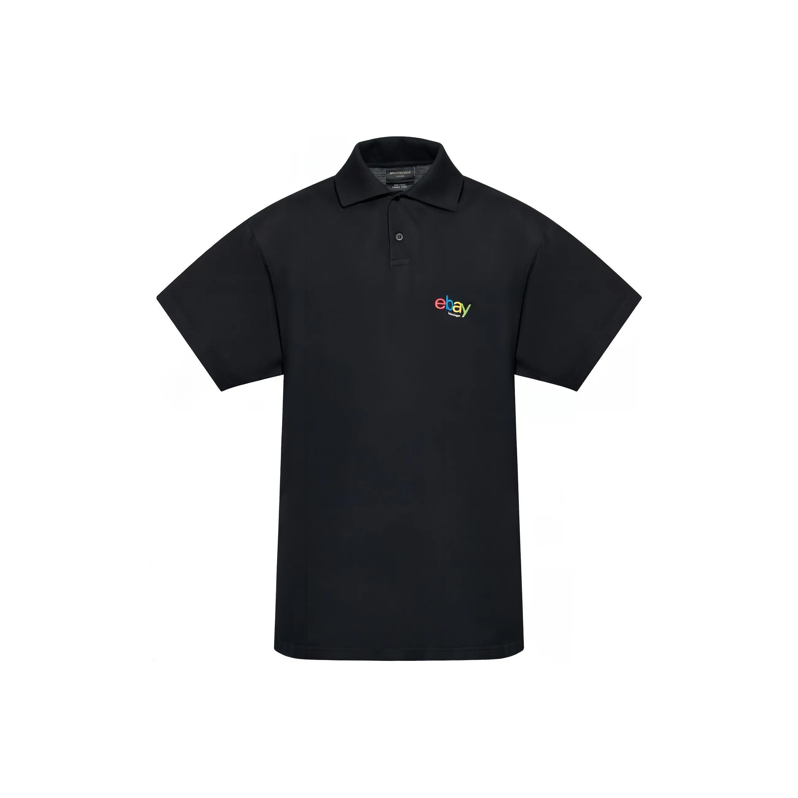 Balenciaga Polo Shirts Men Black