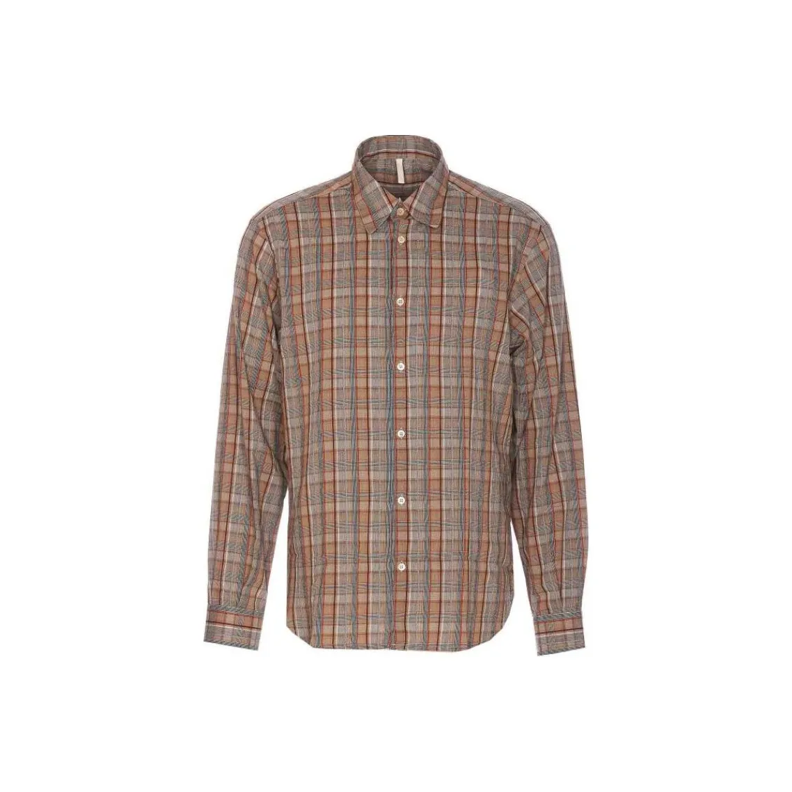 Sunflower Base Checked Long Sleeved Shirt