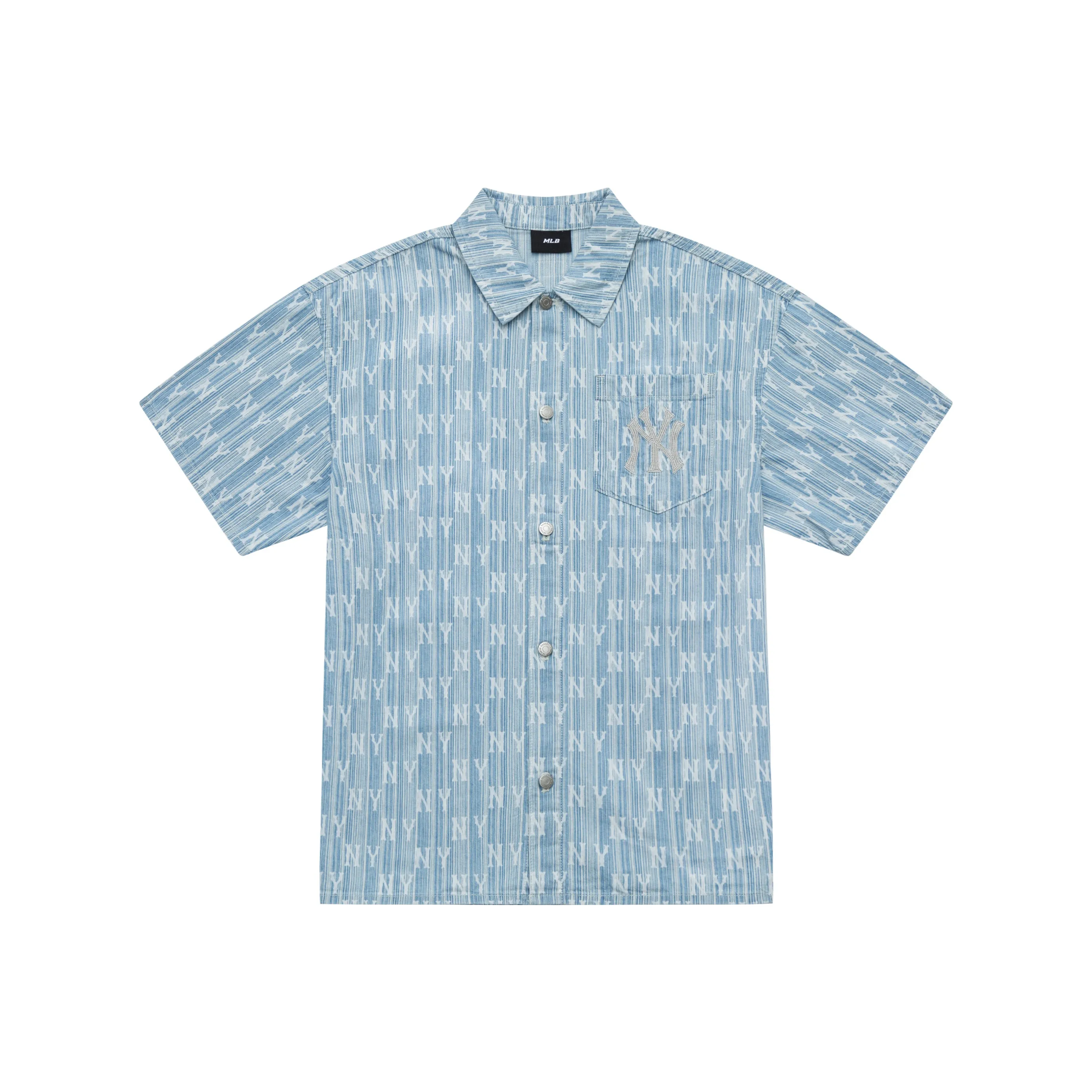 MLB New York Yankees SS24 Рубашка Унисекс Light Blue