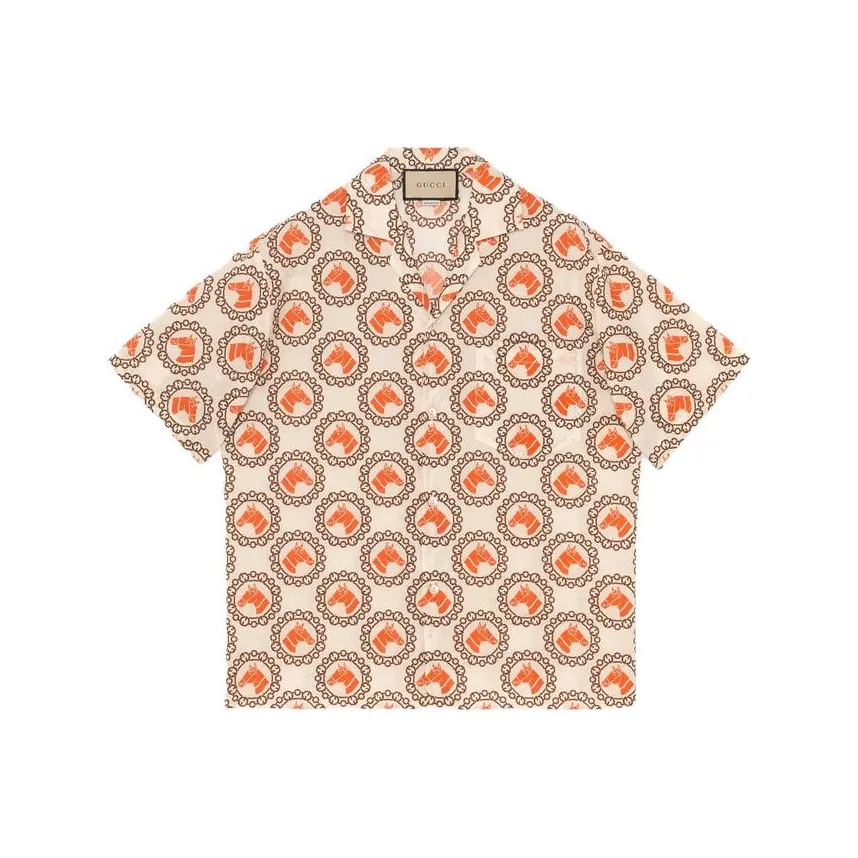 GUCCI Shirts Men's Orange