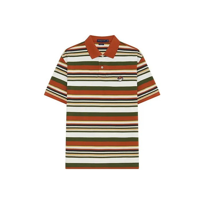 Teenie Weenie Men Evergreen Series polo Camo Shirt Unisex Orange