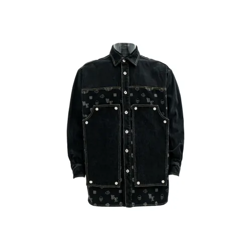 BLACK LUX Черные Унисекс Рубашки