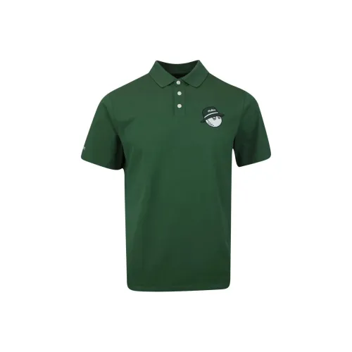 MALBON GOLF Зеленый Мужское Поло