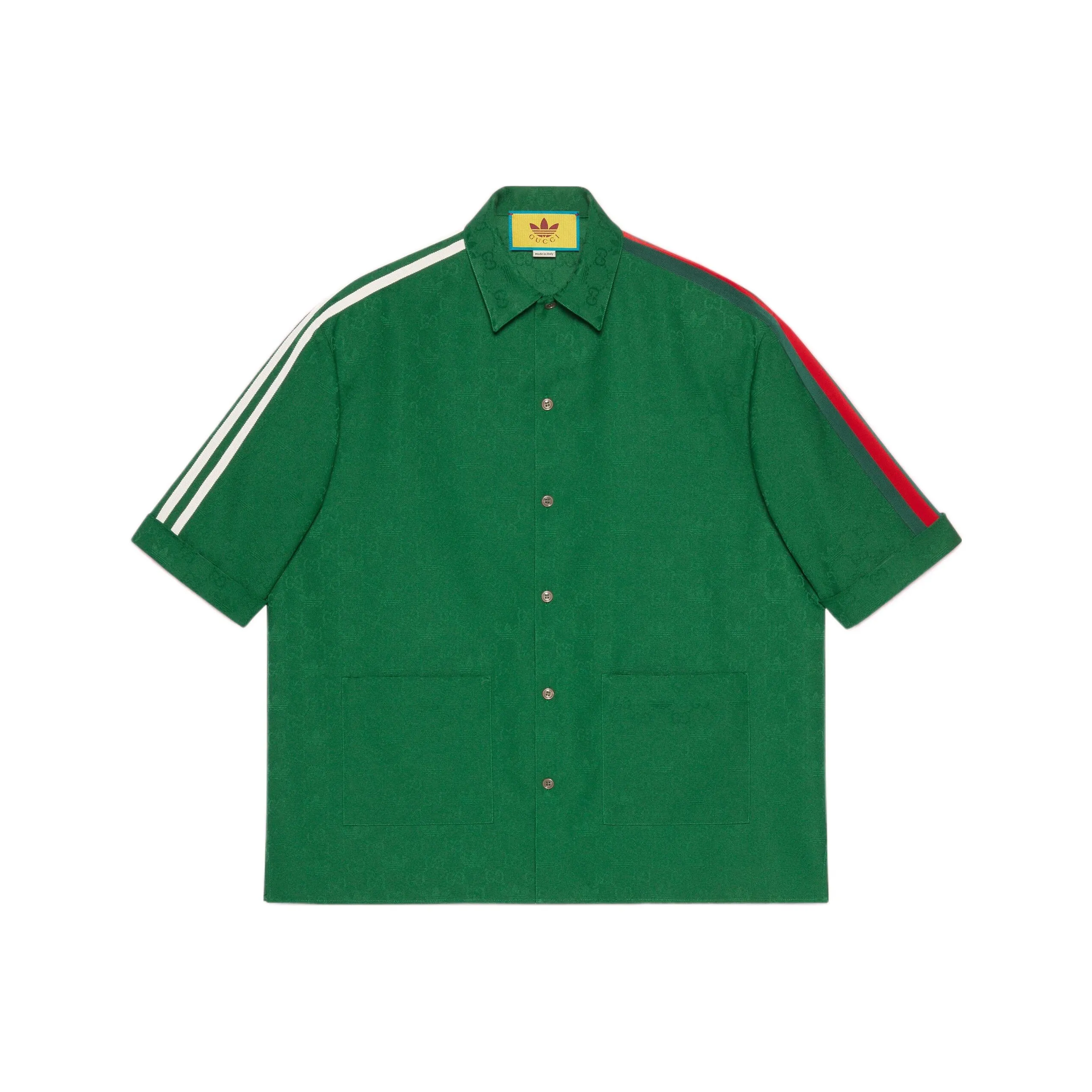 GUCCI X Adidas Gg Trefoil Jacquard Shirt