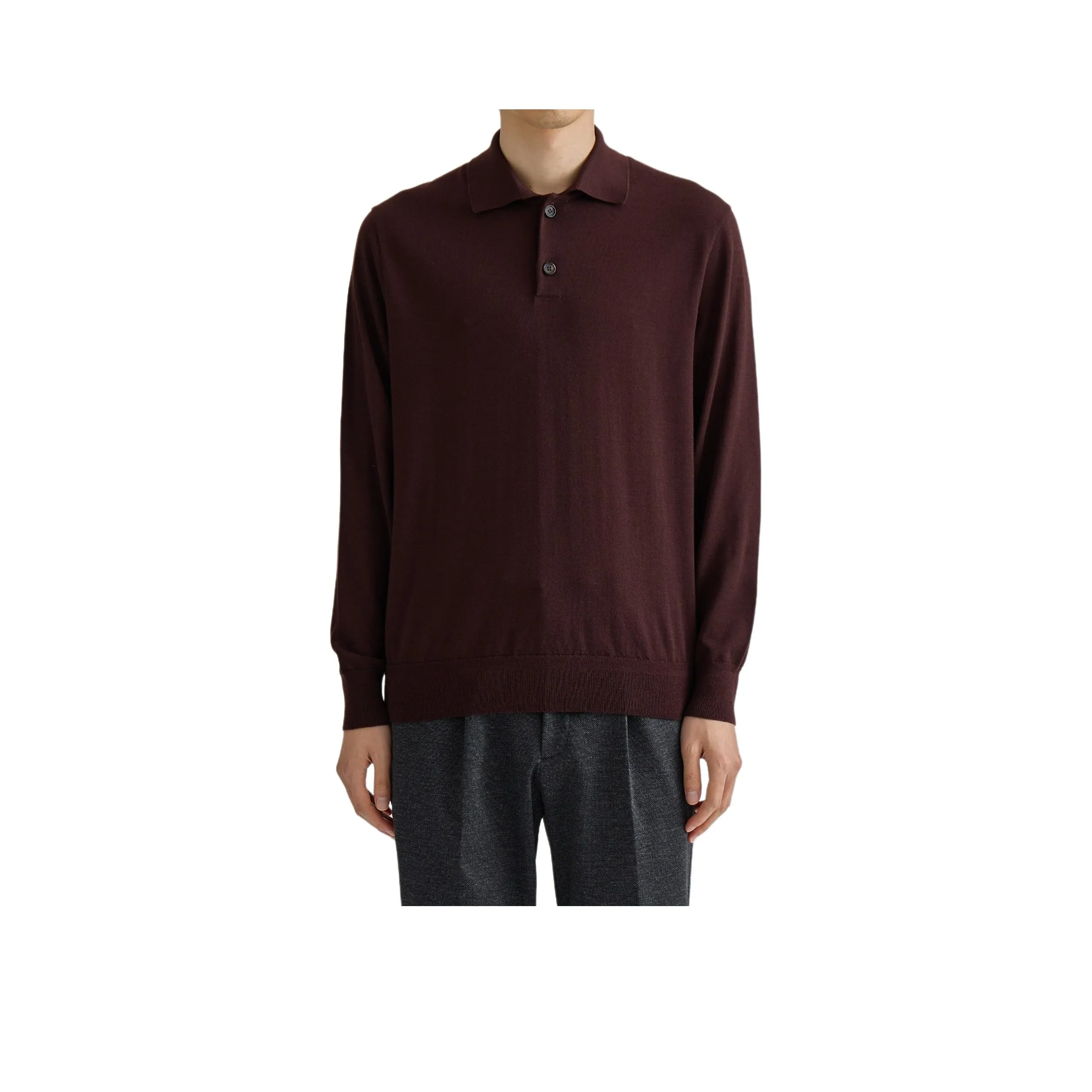 UNITED TOKYO Polo Shirts Men Dark Brown