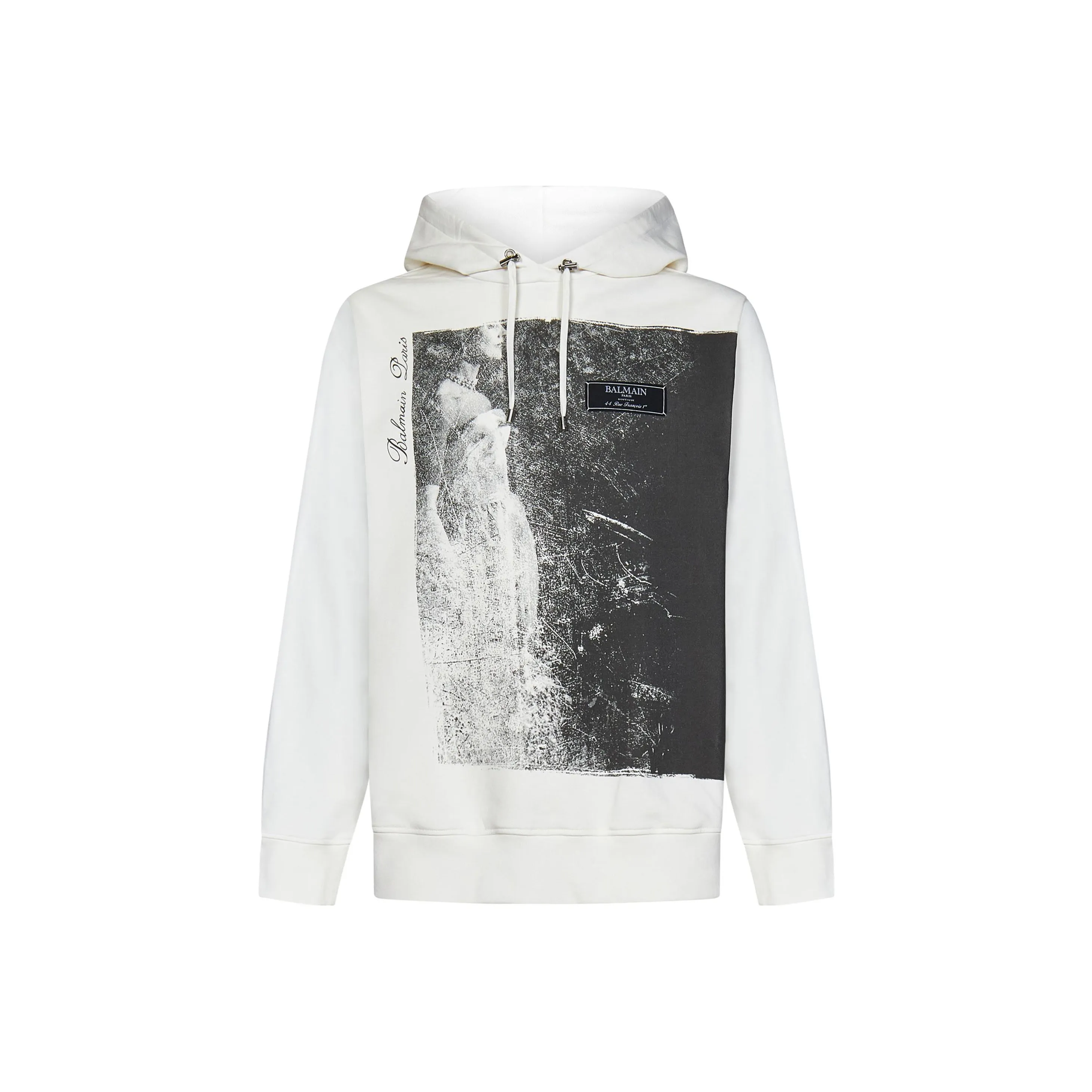 BALMAIN Jolie Madame Cotton Hoodie