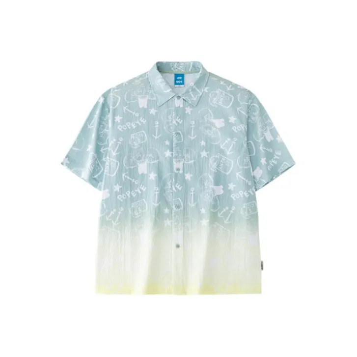 Anta x POPEYE Shirt Men's Crystal Blue