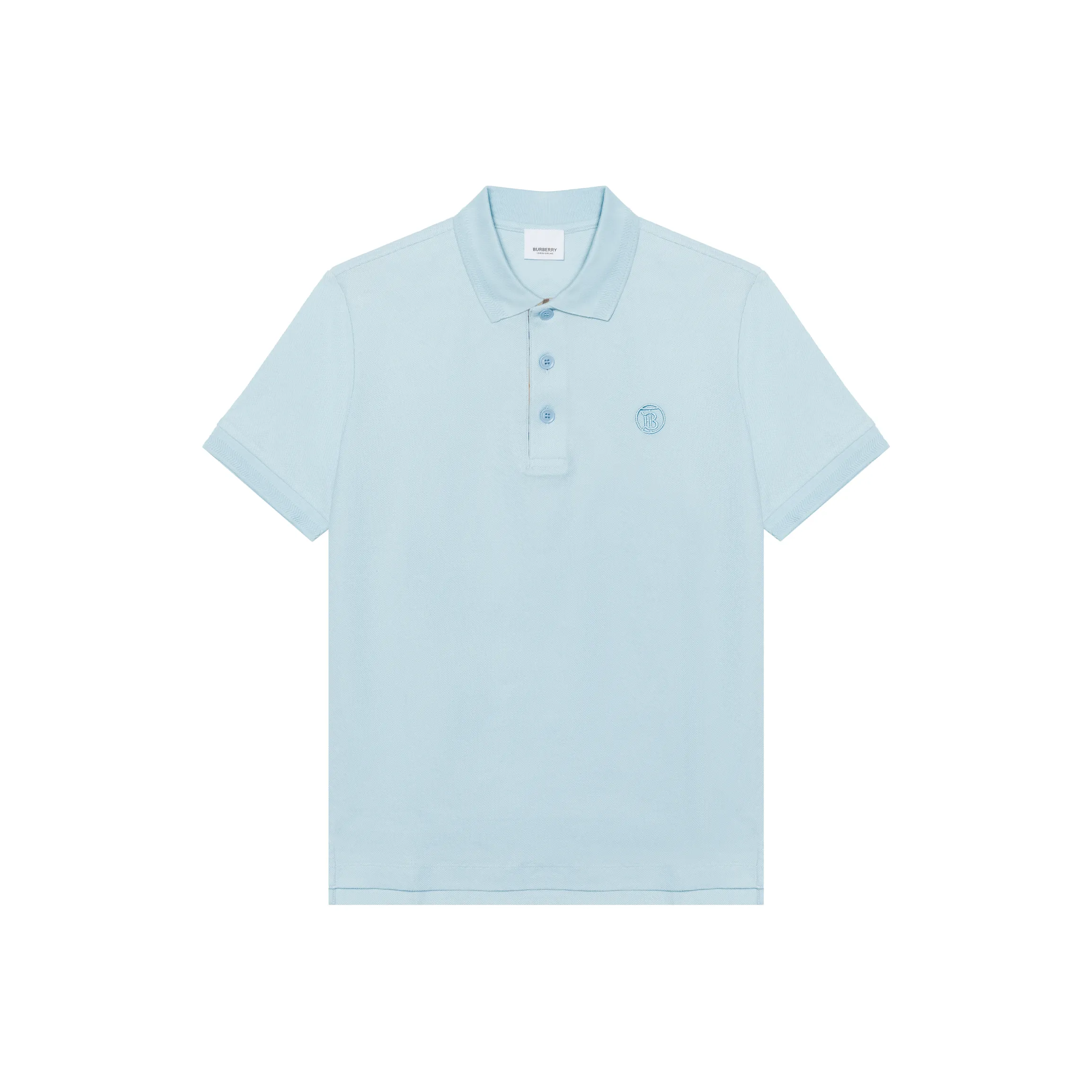 Burberry SS23 Polo Shirt Men's Duck Egg Blue