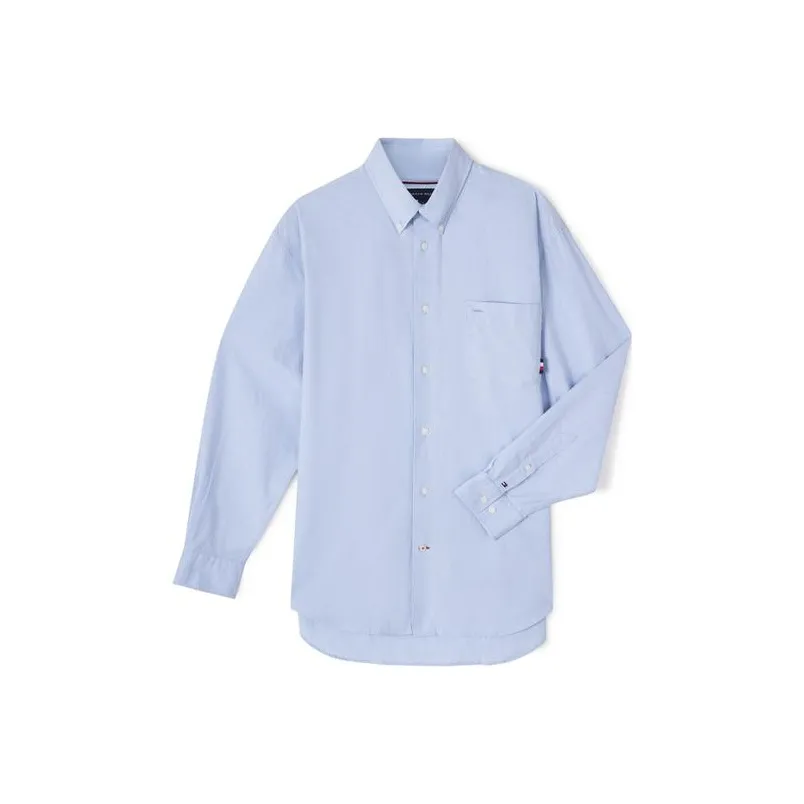 Tommy Hilfiger Небесно-голубой Мужские Рубашки