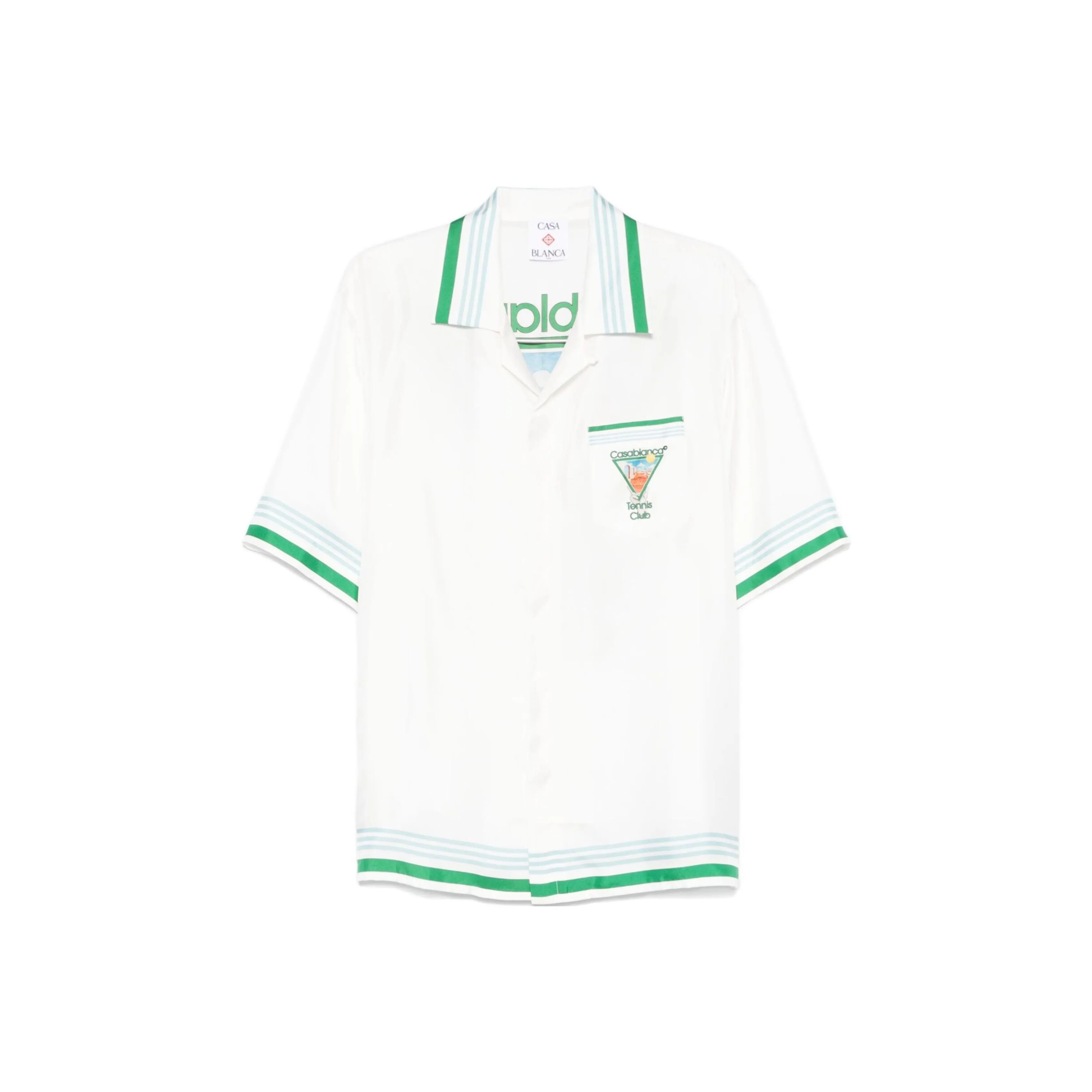 CASABLANCA Tennis Club Short Sleeved Shirt