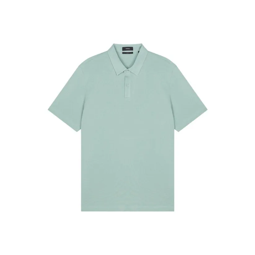 THEORY Polo Shirts Men's Light Seaweed Green