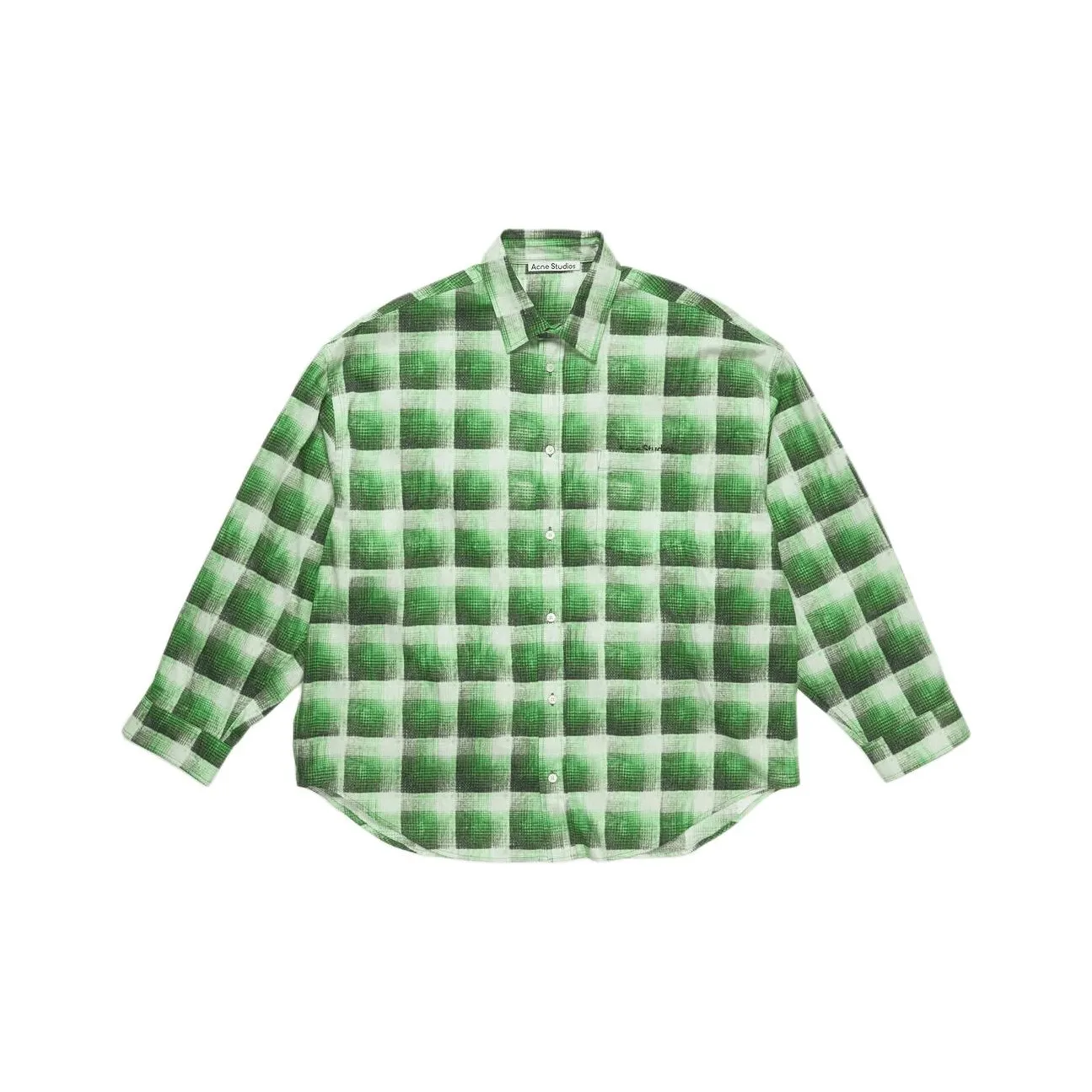 ACNE STUDIOS SS25 Зеленый Мужские Рубашки