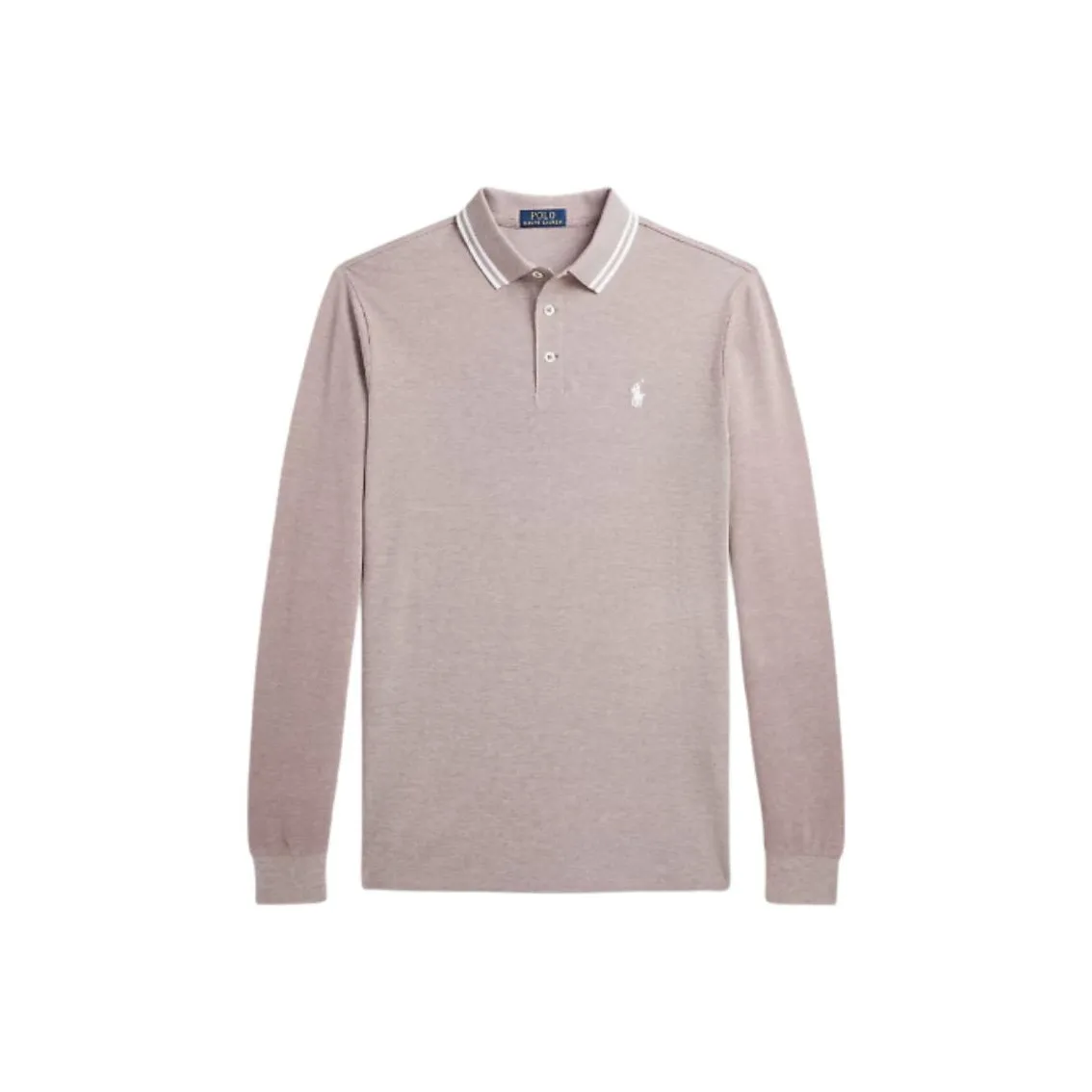 Ralph Lauren Custom Slim Fit Stretch Mesh Polo Shirt Polo Shirt Men's Light Brown